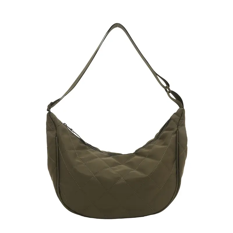 White Quilted Crossbody Bag for Women - Image 4