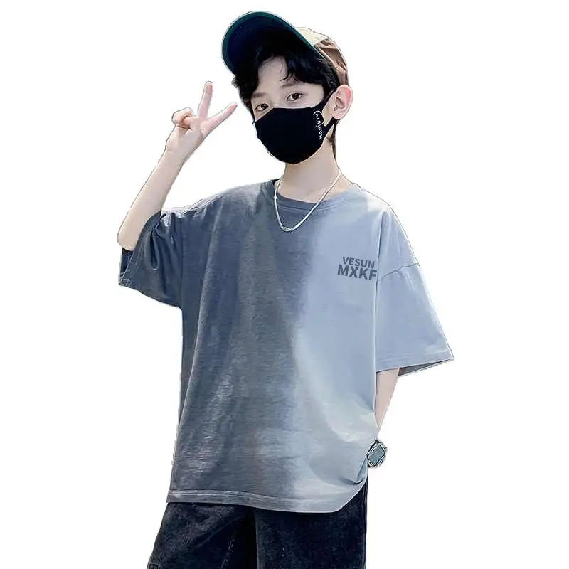 Boys Cotton Round Neck T-Shirt Medium to XL - Image 7