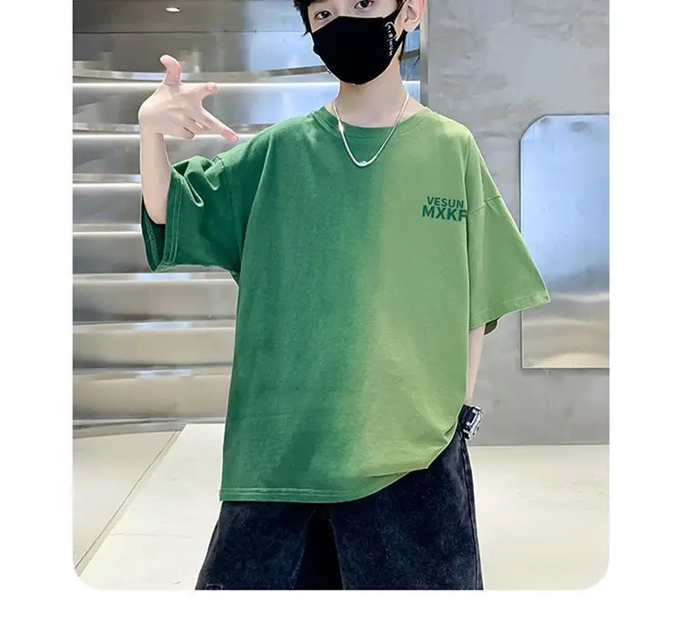 Boys Cotton Round Neck T-Shirt Medium to XL — feature 12
