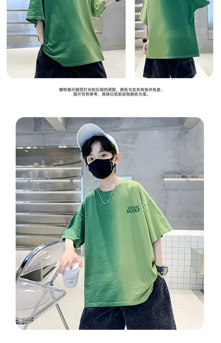 Boys Cotton Round Neck T-Shirt Medium to XL — feature 14