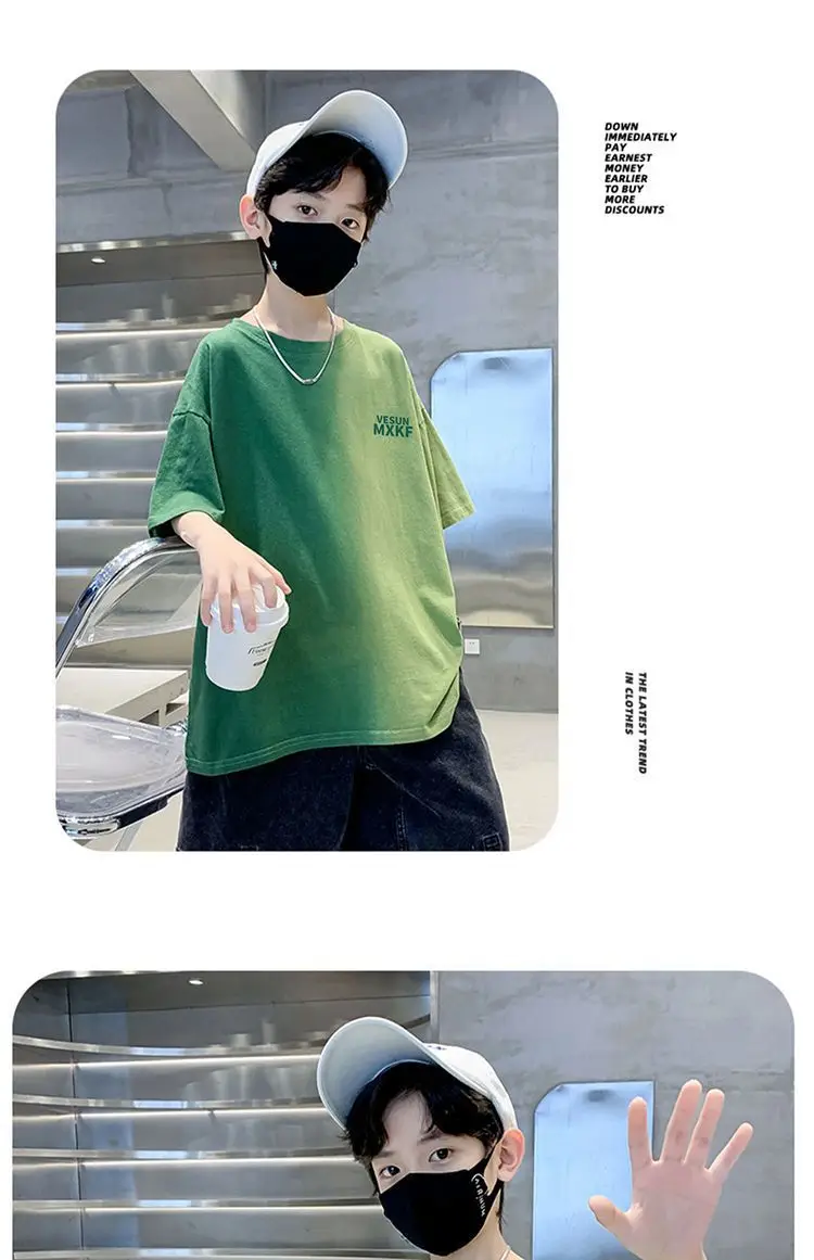 Boys Cotton Round Neck T-Shirt Medium to XL — feature 15