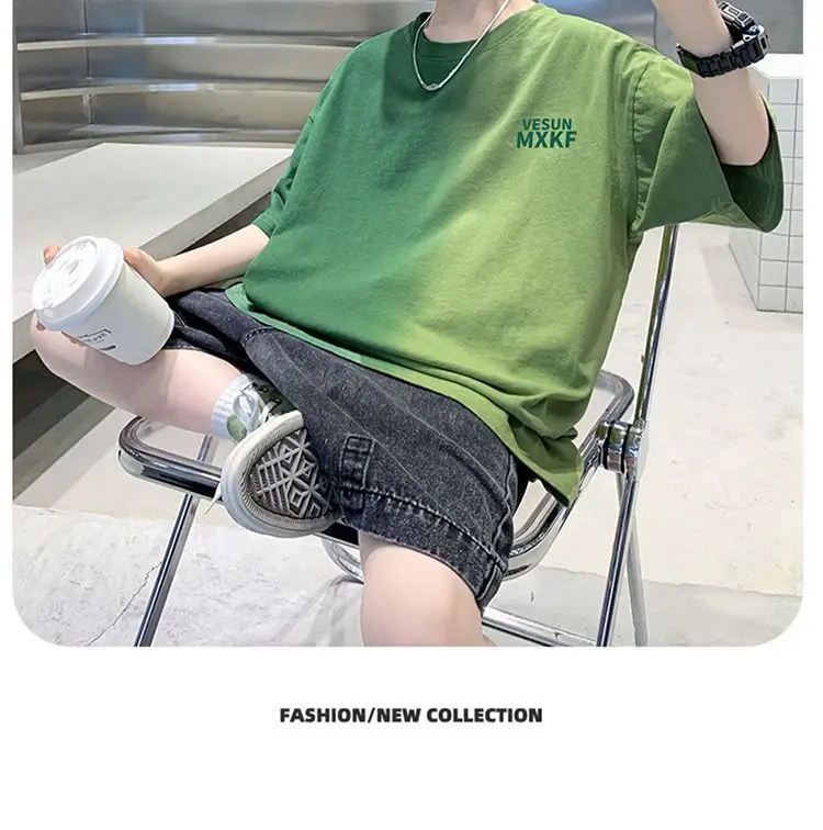 Boys Cotton Round Neck T-Shirt Medium to XL — feature 16