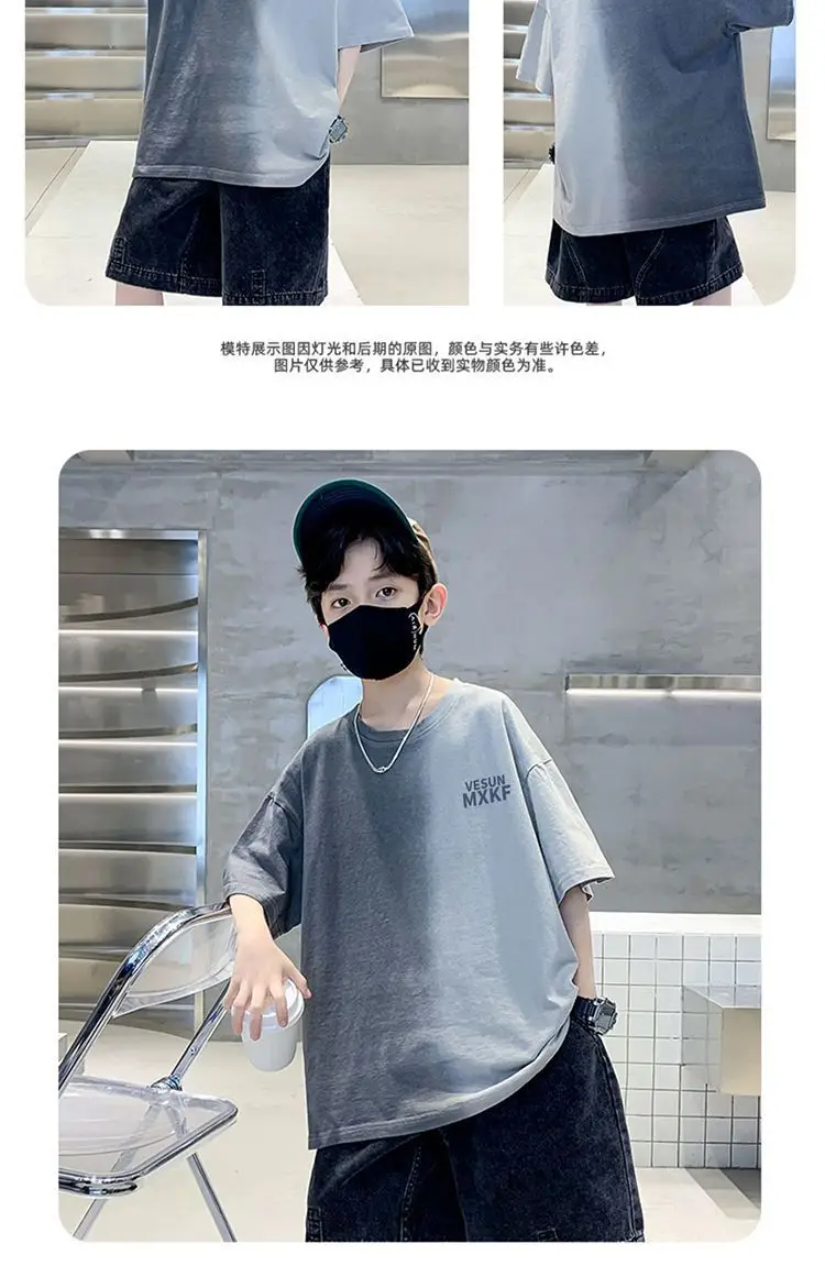 Boys Cotton Round Neck T-Shirt Medium to XL — feature 9