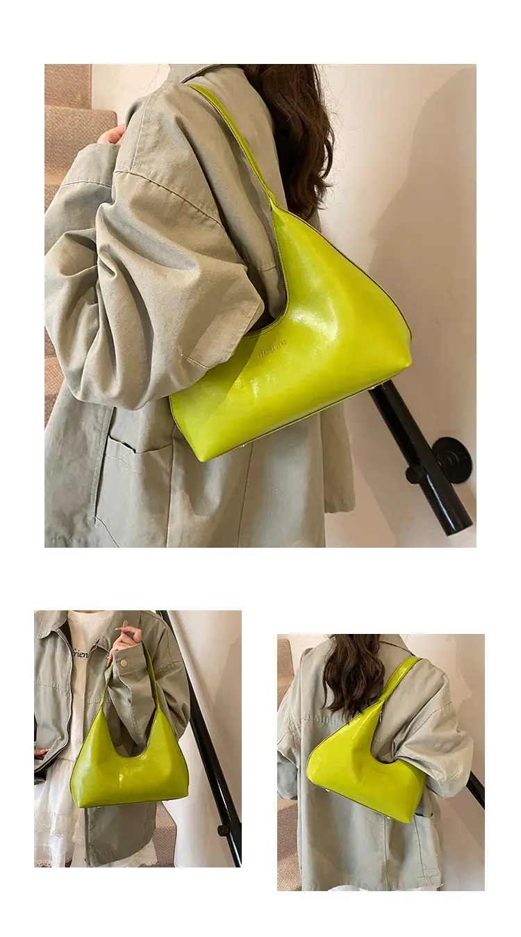 Women's Brown Leather Underarm Bag 2025 Spring — feature 4