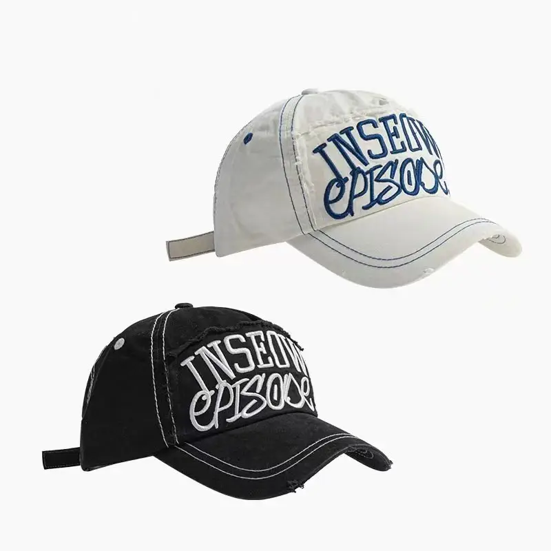 Korean Style Embroidered Baseball Cap for Men Women - Image 7