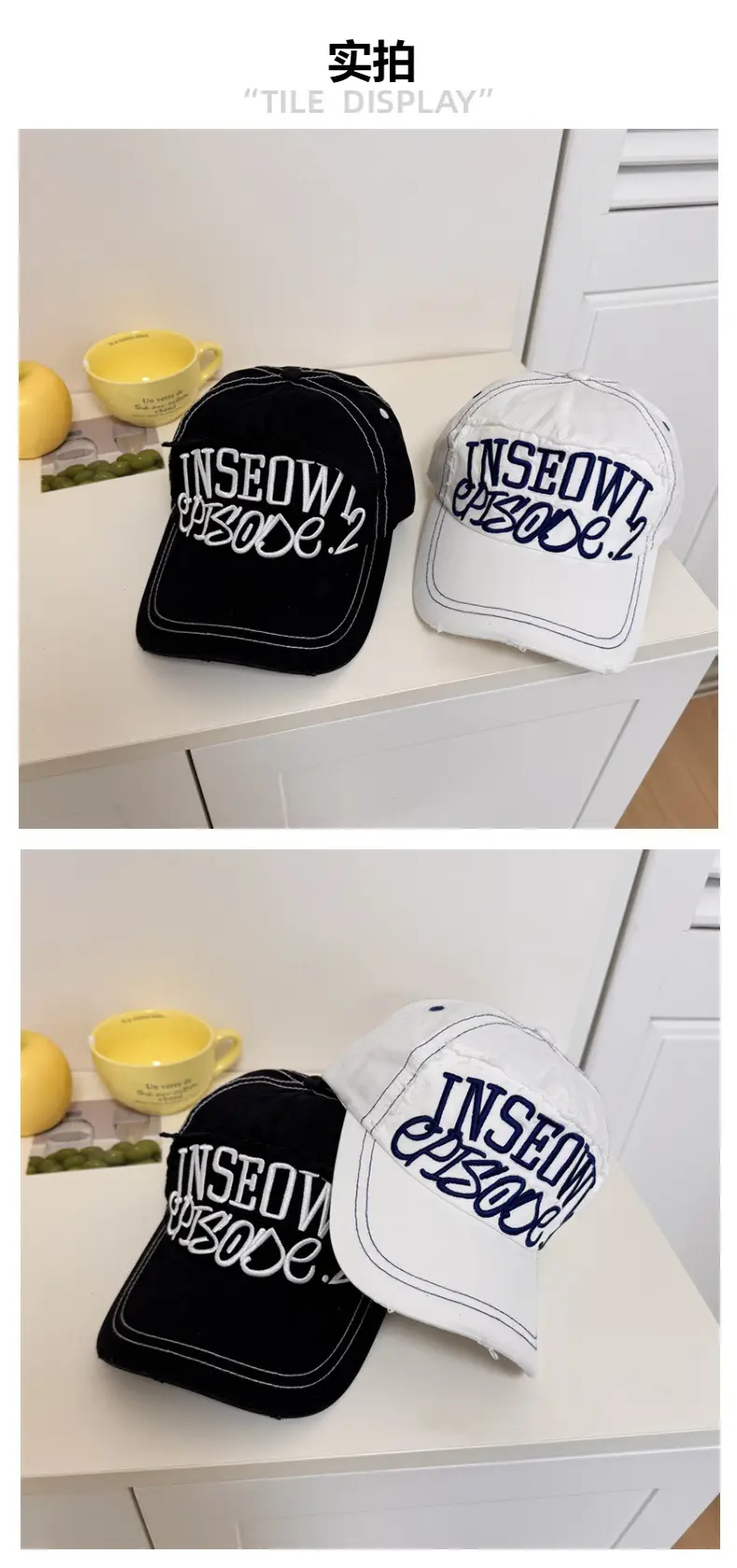 Korean Style Embroidered Baseball Cap for Men Women — feature 2