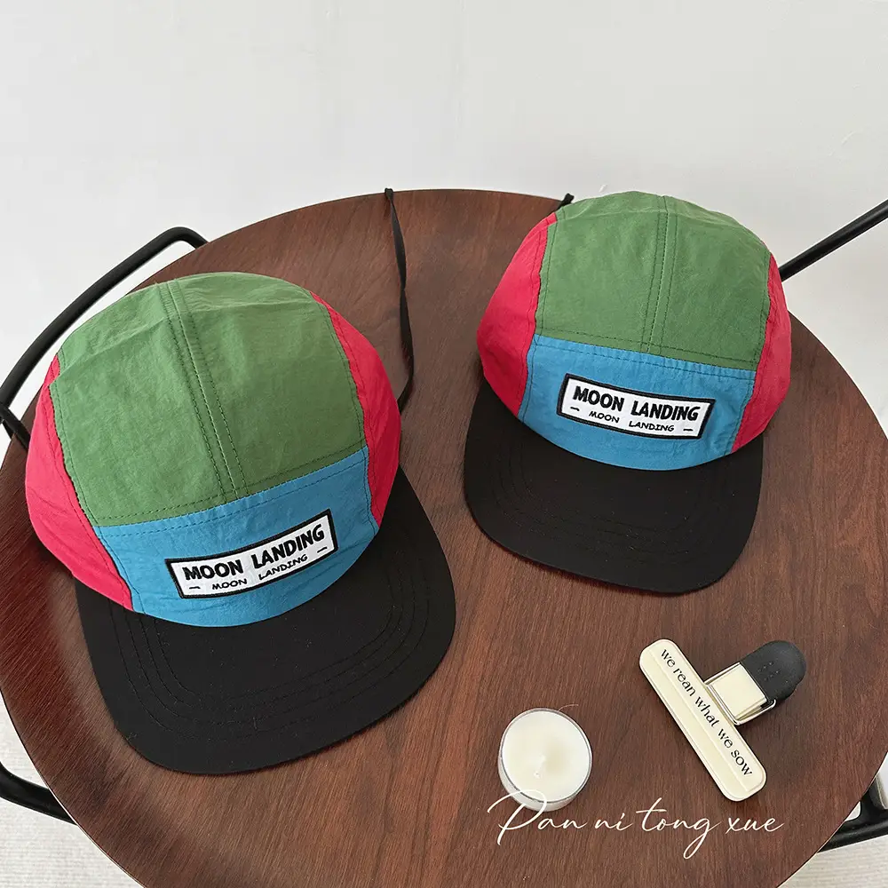 Moon Landing Cap Green Red Blue Baseball Sunshade - Image 5