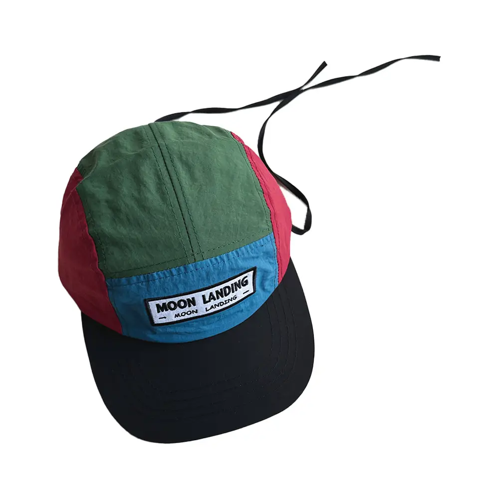 Moon Landing Cap Green Red Blue Baseball Sunshade - Image 7