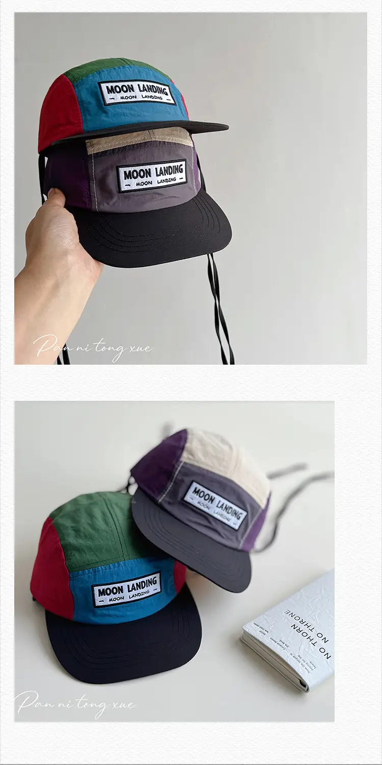 Moon Landing Cap Green Red Blue Baseball Sunshade — feature 27