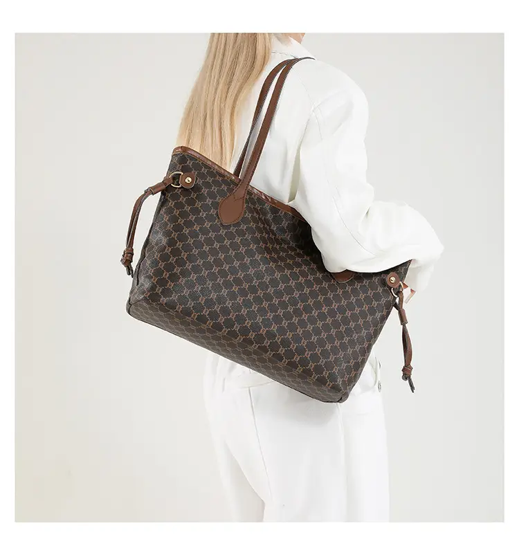 Vintage Printed Tote Bag for Women Large Capacity Shoulder Bag — feature 14