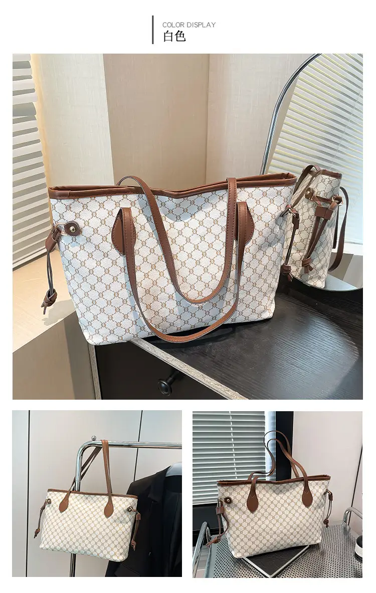 Vintage Printed Tote Bag for Women Large Capacity Shoulder Bag — feature 16