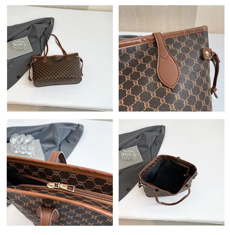 Vintage Printed Tote Bag for Women Large Capacity Shoulder Bag — feature 8