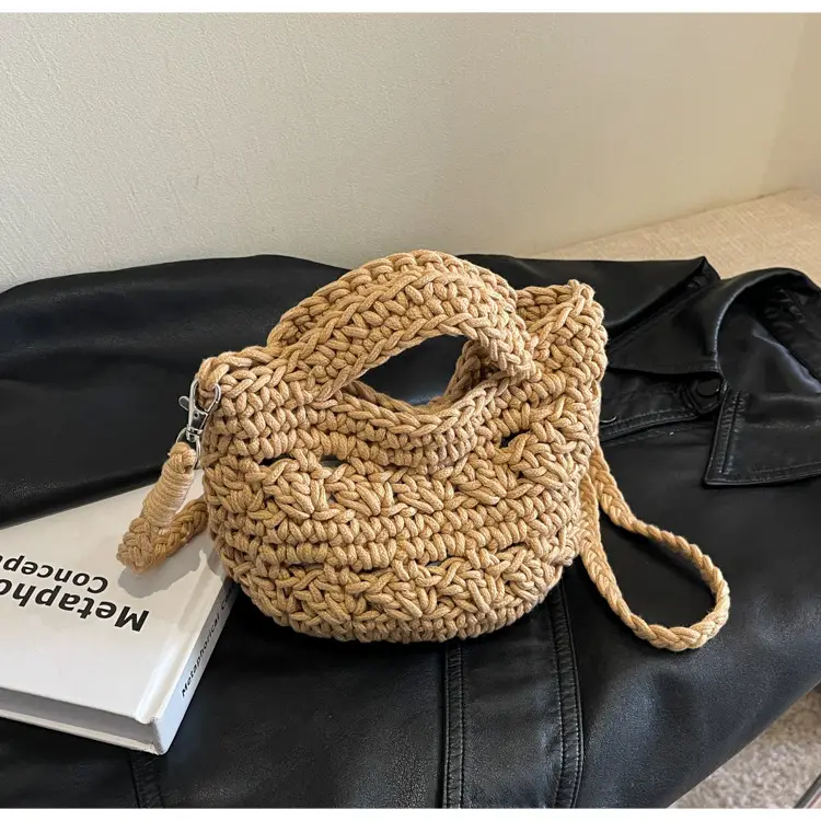 Women's Braided Crossbody Bag Tan 2024 New — feature 15