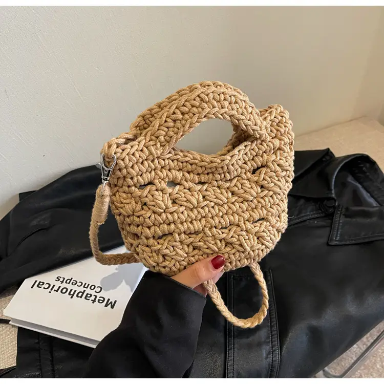 Women's Braided Crossbody Bag Tan 2024 New — feature 16