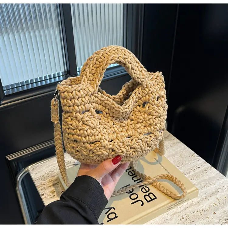 Women's Braided Crossbody Bag Tan 2024 New — feature 17