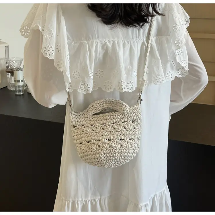 Women's Braided Crossbody Bag Tan 2024 New — feature 35