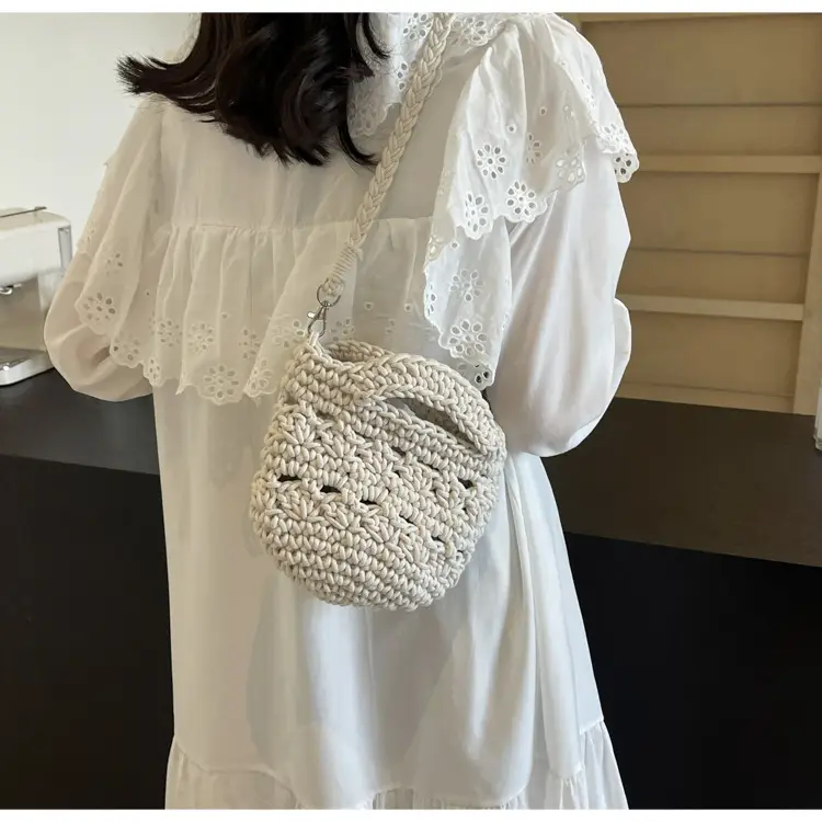 Women's Braided Crossbody Bag Tan 2024 New — feature 39