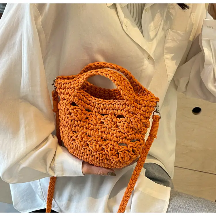 Women's Braided Crossbody Bag Tan 2024 New — feature 41
