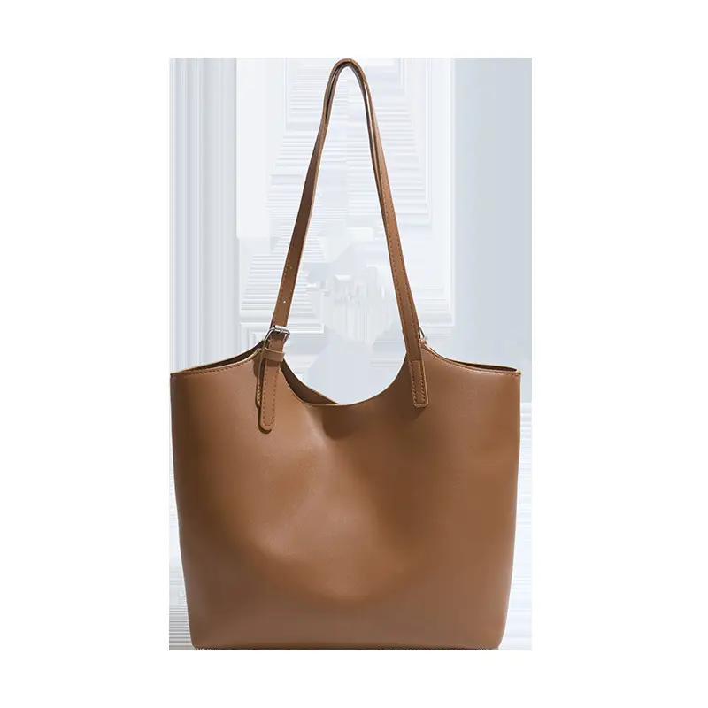 Women's Large Capacity Tan Shoulder Bag 2025 - Image 3
