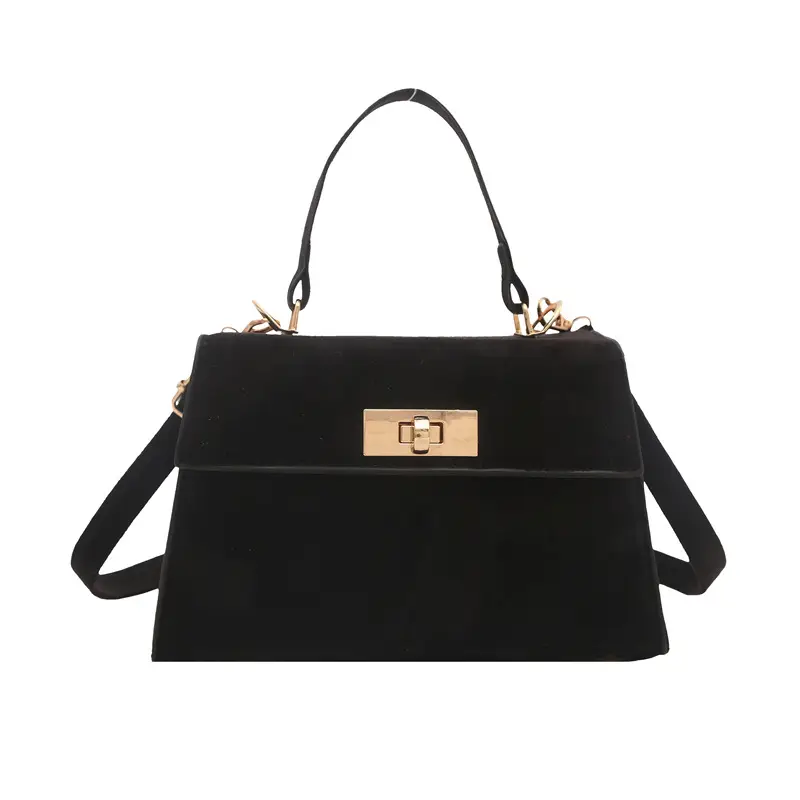 Black Retro Shoulder Crossbody Bag 2025 Kelly Style - Image 9