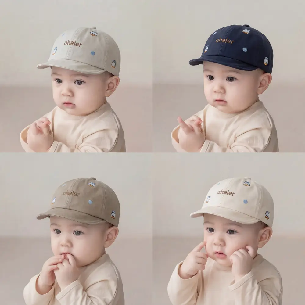 Baby Caps Embroidered Letters Soft Cap 2025 Spring Autumn - Image 8
