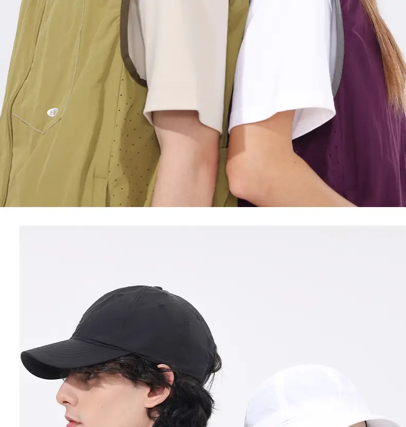 Men's Black Adjustable Baseball Cap Waterproof Outdoor — feature 11