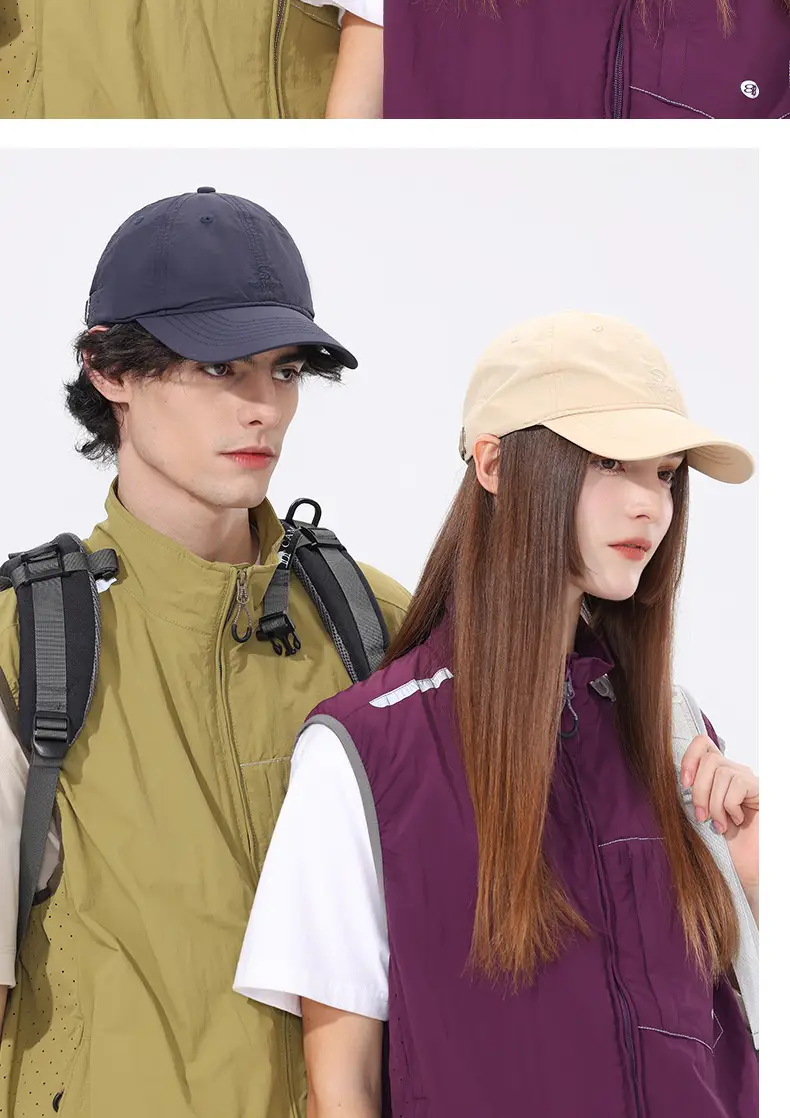 Men's Black Adjustable Baseball Cap Waterproof Outdoor — feature 13