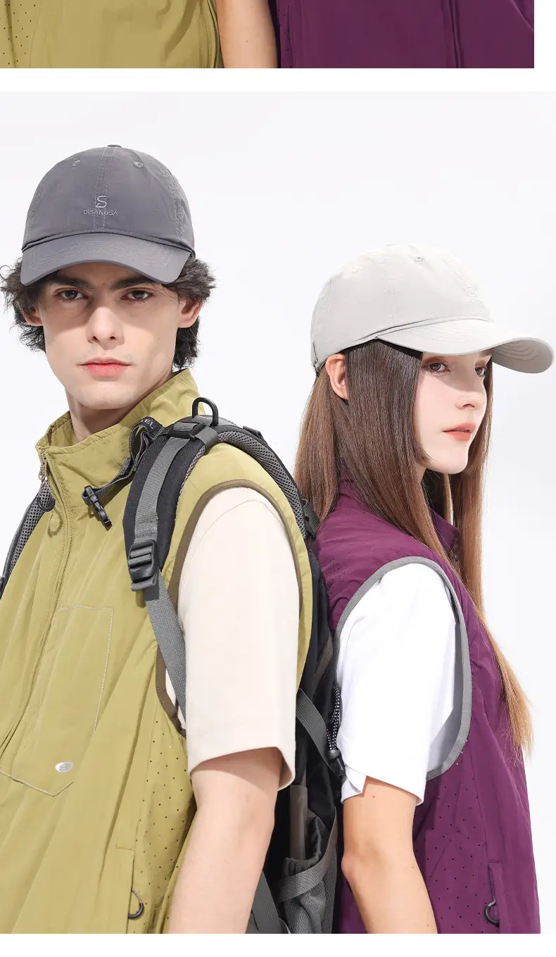 Men's Black Adjustable Baseball Cap Waterproof Outdoor — feature 14