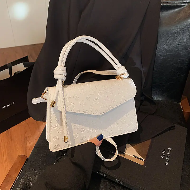 Black Square Shoulder Crossbody Bag for Women 2025