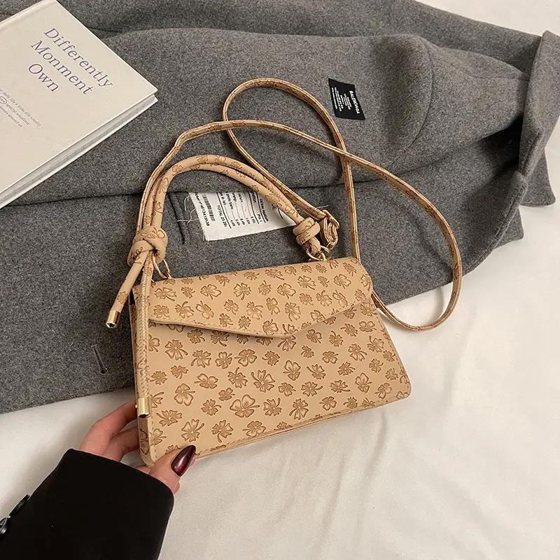 Black Square Shoulder Crossbody Bag for Women 2025