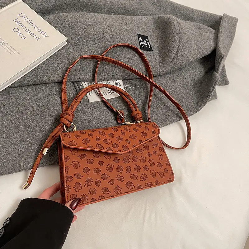 Black Square Shoulder Crossbody Bag for Women 2025