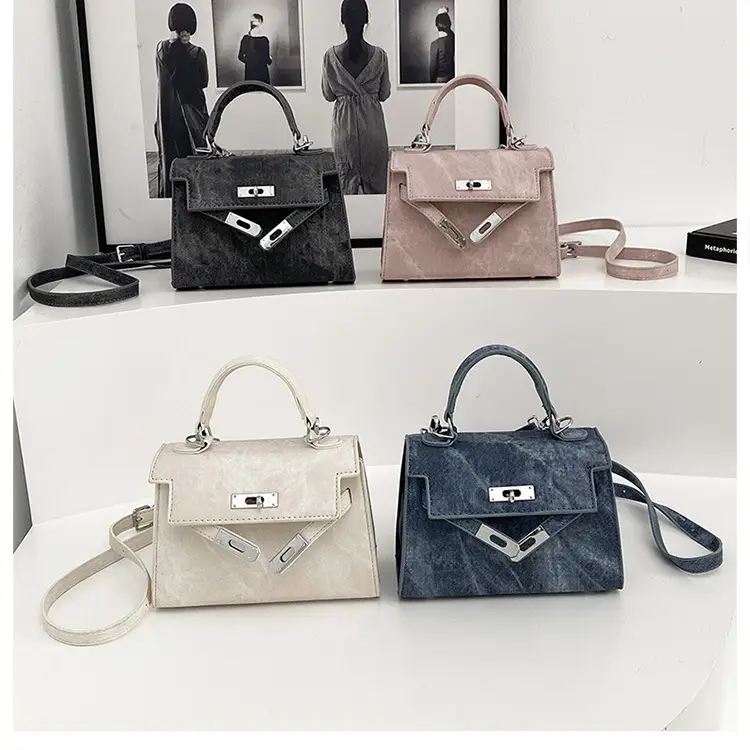 Grey Denim Kelly Bag Women 2025 New — feature 15