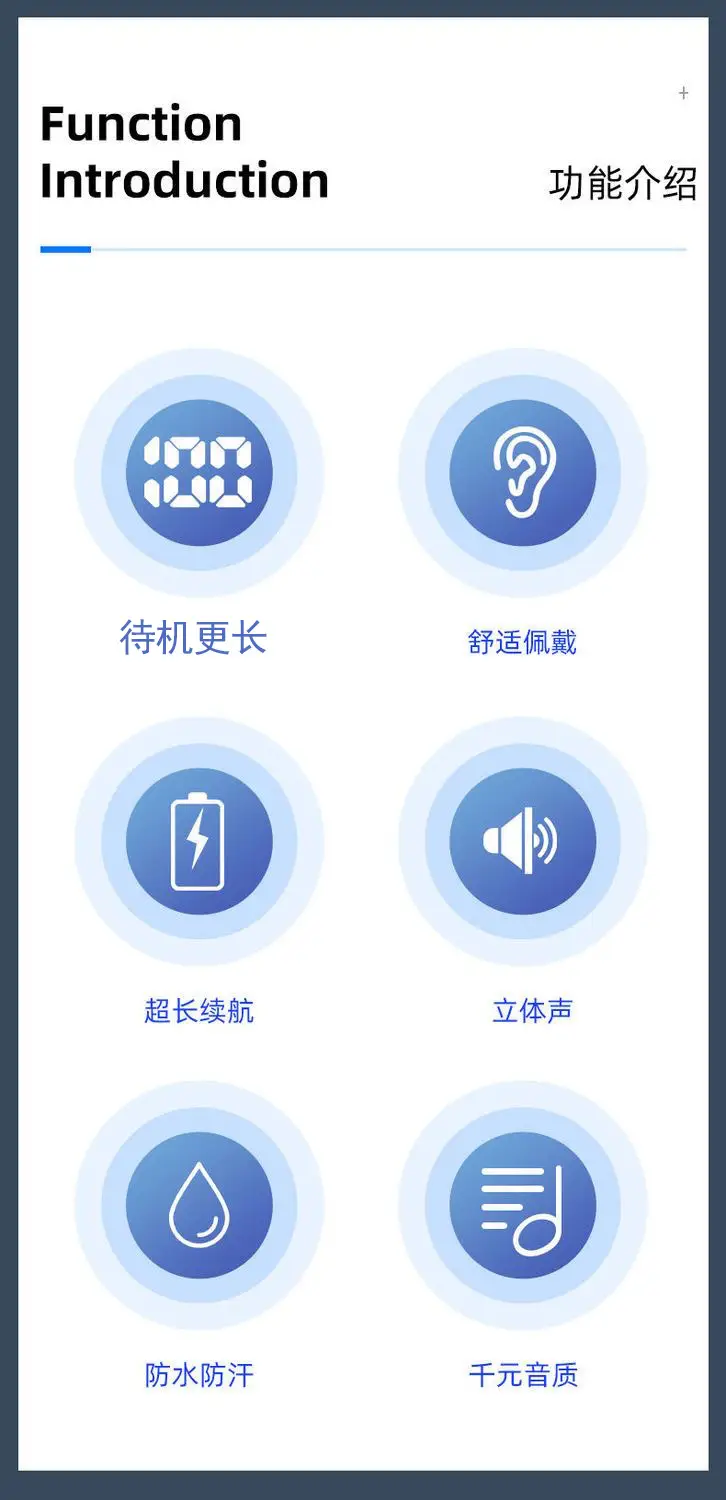 Bluetooth Headset 2025 Wireless Long Lasting Sports Noise Reduction — feature 2