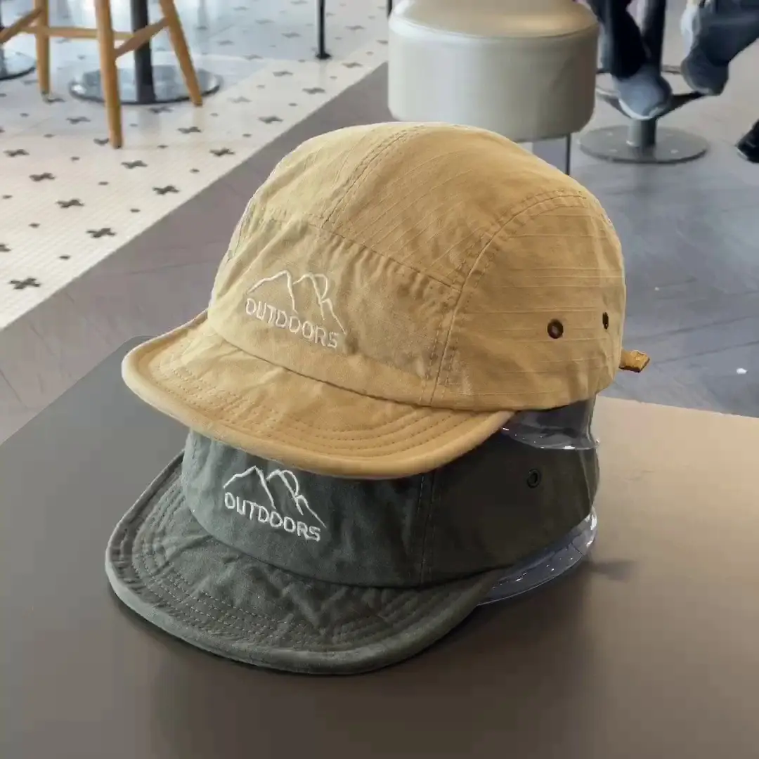 Women's Blue Cotton Baseball Cap with "OUTDOORS" Logo - Image 8