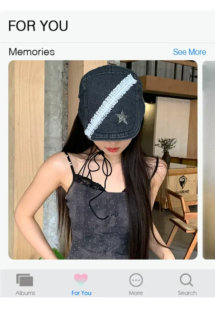 Women Washed Ripped Baseball Cap New Style — feature 3