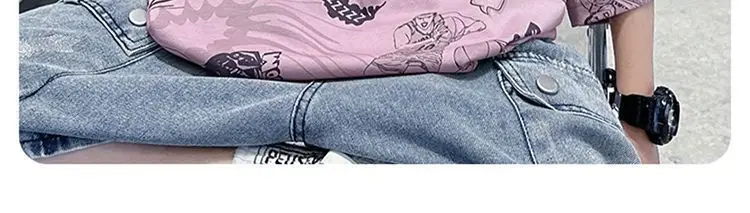 Boys Pink Printed Short Sleeve T-Shirt for Summer — feature 15