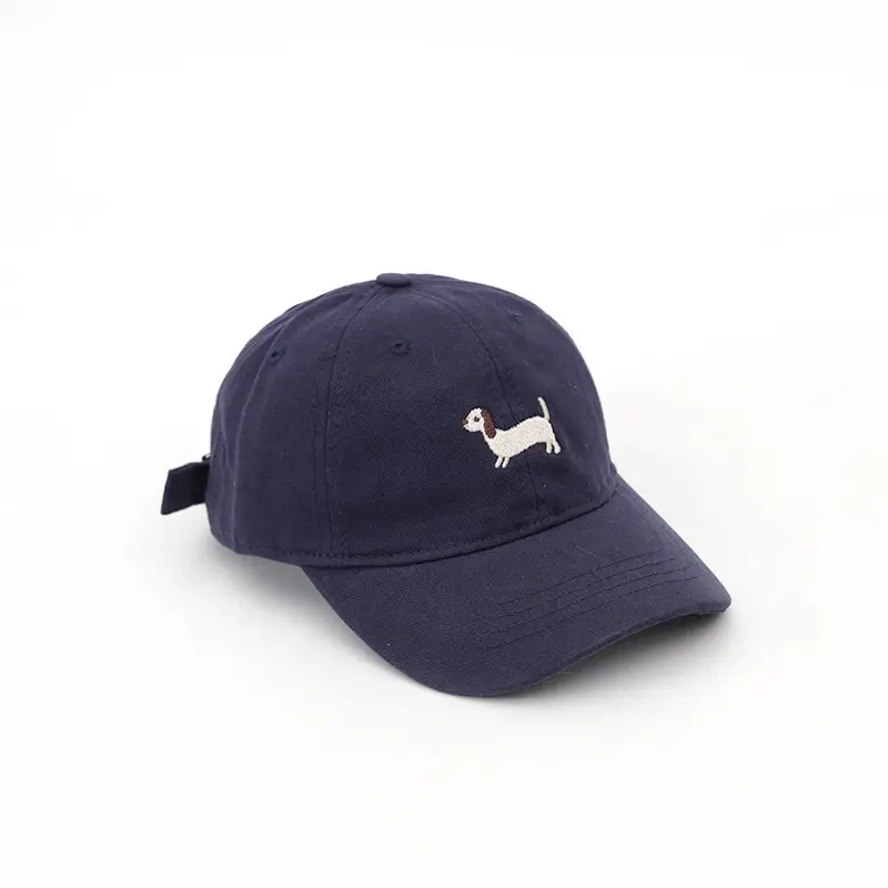 Kids Korean Cap Adjustable Baby Cap White Blue Brown