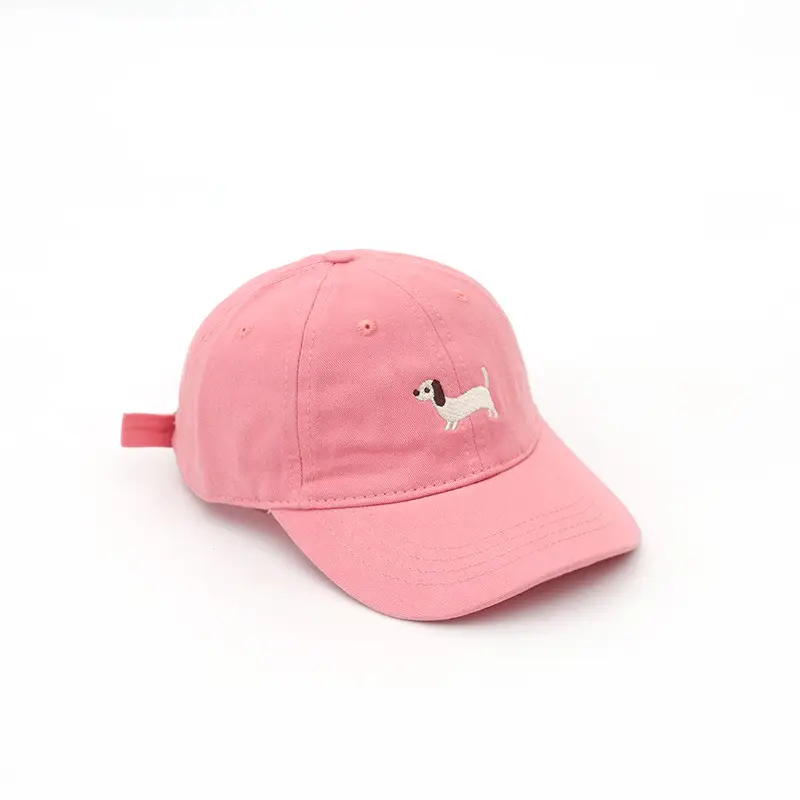 Kids Korean Cap Adjustable Baby Cap White Blue Brown