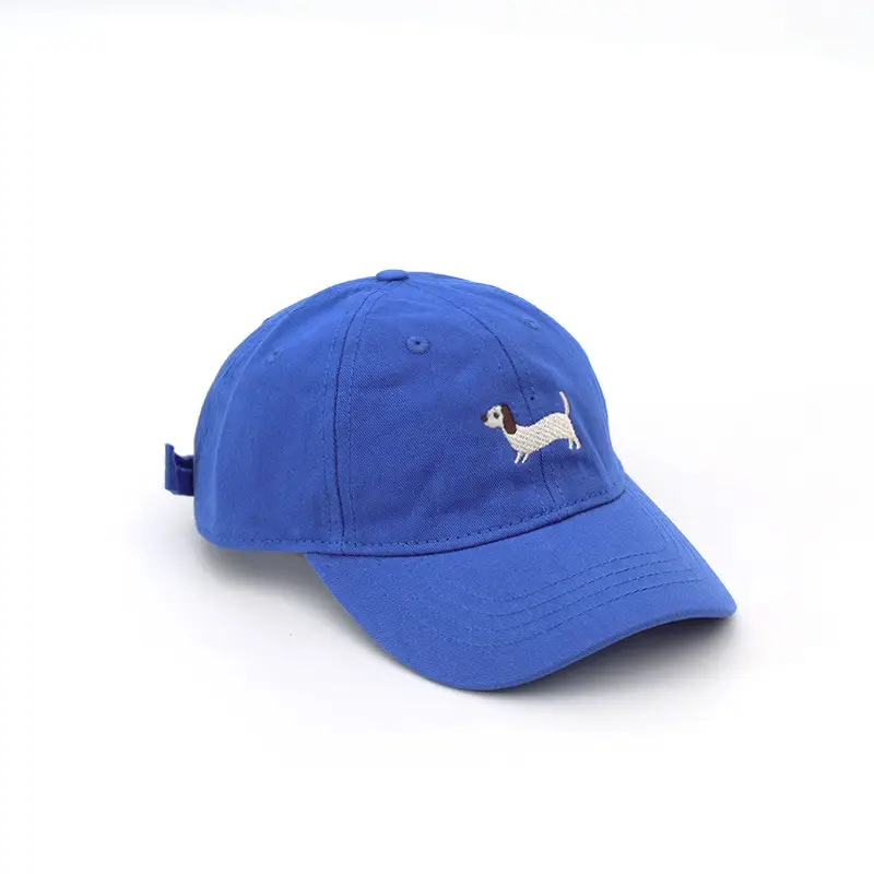 Kids Korean Cap Adjustable Baby Cap White Blue Brown