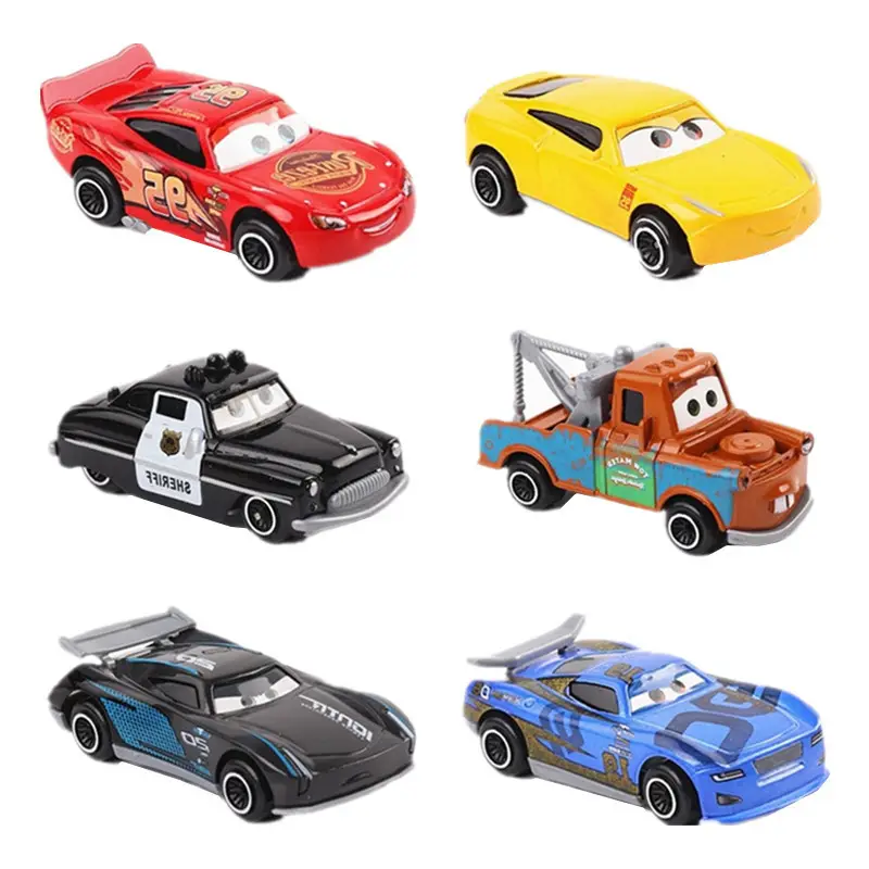 Cars 3 Racing Lightning McQueen Kids Toy Sliding Alloy Car Black Storm 2 Mater Boy Gift — feature 2