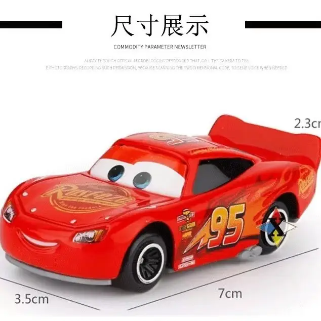 Cars 3 Racing Lightning McQueen Kids Toy Sliding Alloy Car Black Storm 2 Mater Boy Gift — feature 4