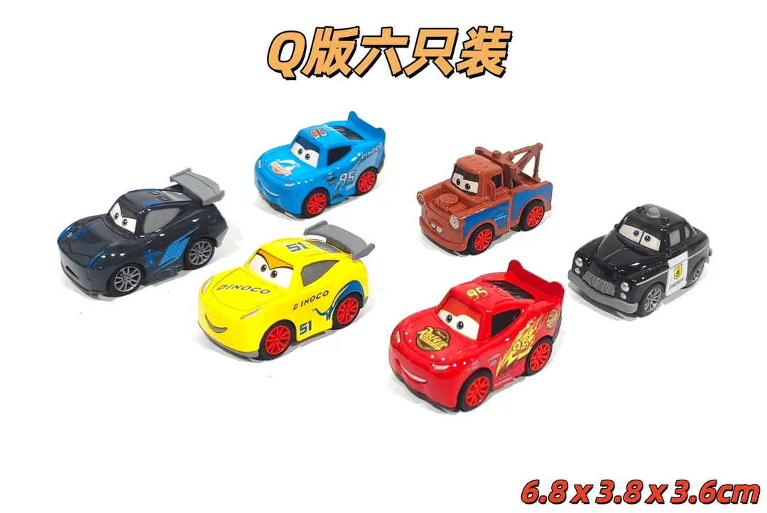 Cars 3 Racing Lightning McQueen Kids Toy Sliding Alloy Car Black Storm 2 Mater Boy Gift