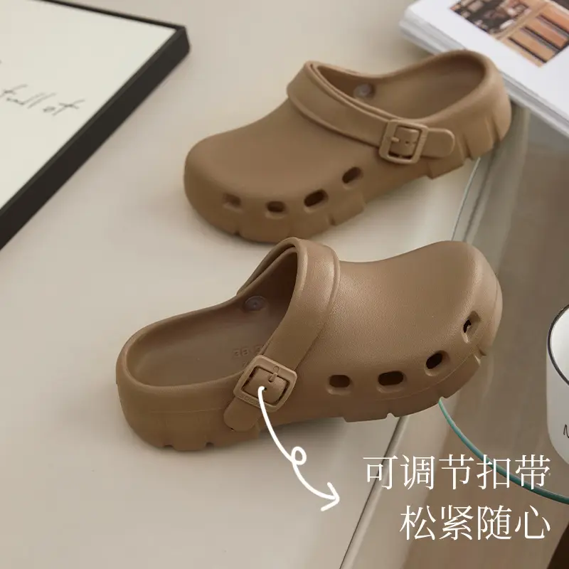 Nanbo Wan Cave Shoes Soft Sole Non-slip Boken Slippers Baotou Beach Shoes Two-wear Baotou Anti-collision Sandals for Women in Summer - Image 10