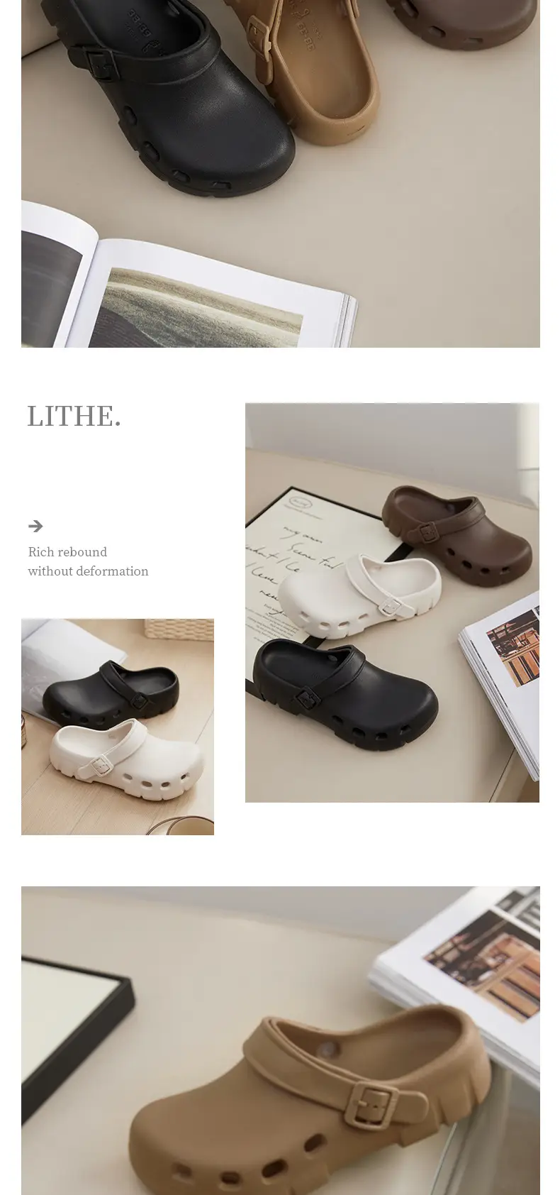 Nanbo Wan Cave Shoes Soft Sole Non-slip Boken Slippers Baotou Beach Shoes Two-wear Baotou Anti-collision Sandals for Women in Summer — feature 5