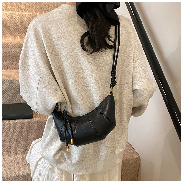 Women's Brown Leather Crossbody Bag with Chain Strap — feature 16
