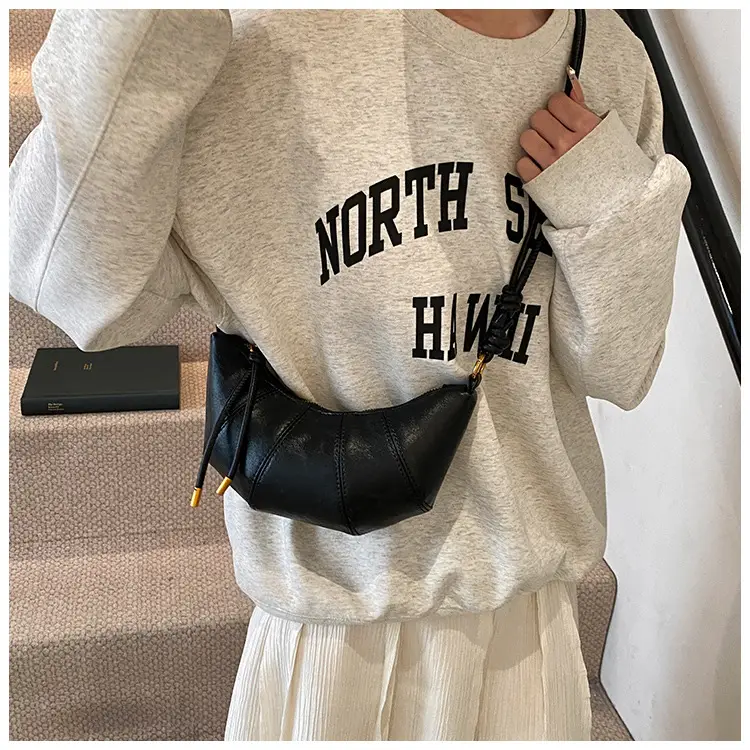 Women's Brown Leather Crossbody Bag with Chain Strap — feature 17