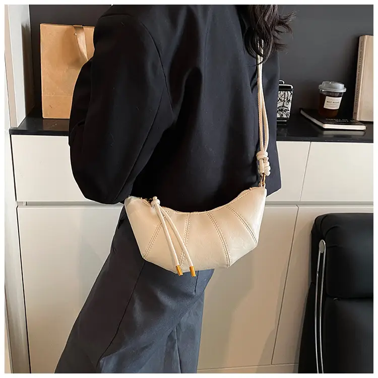 Women's Brown Leather Crossbody Bag with Chain Strap — feature 22