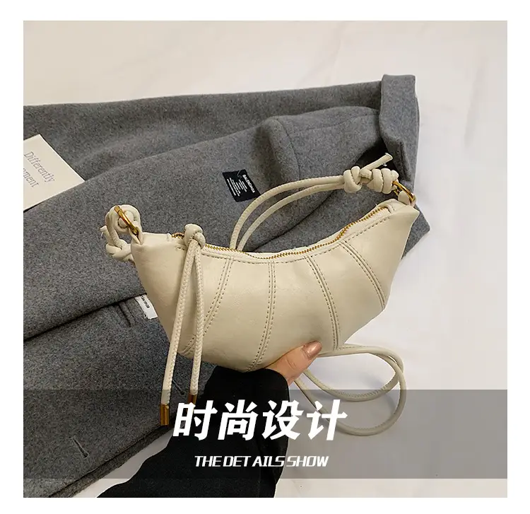 Women's Brown Leather Crossbody Bag with Chain Strap — feature 4