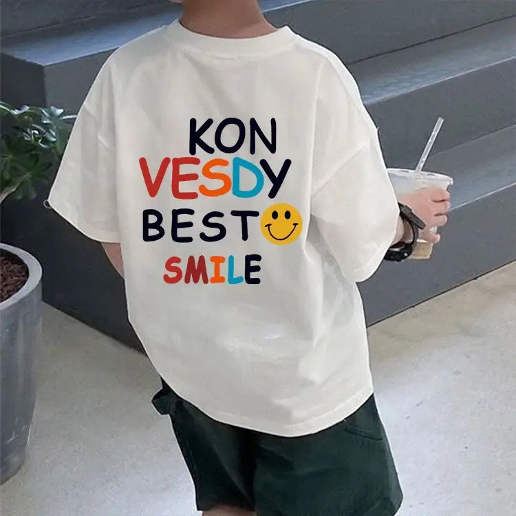 Boys & Girls Matching T-Shirt Summer Set White Cotton 2025 — feature 11