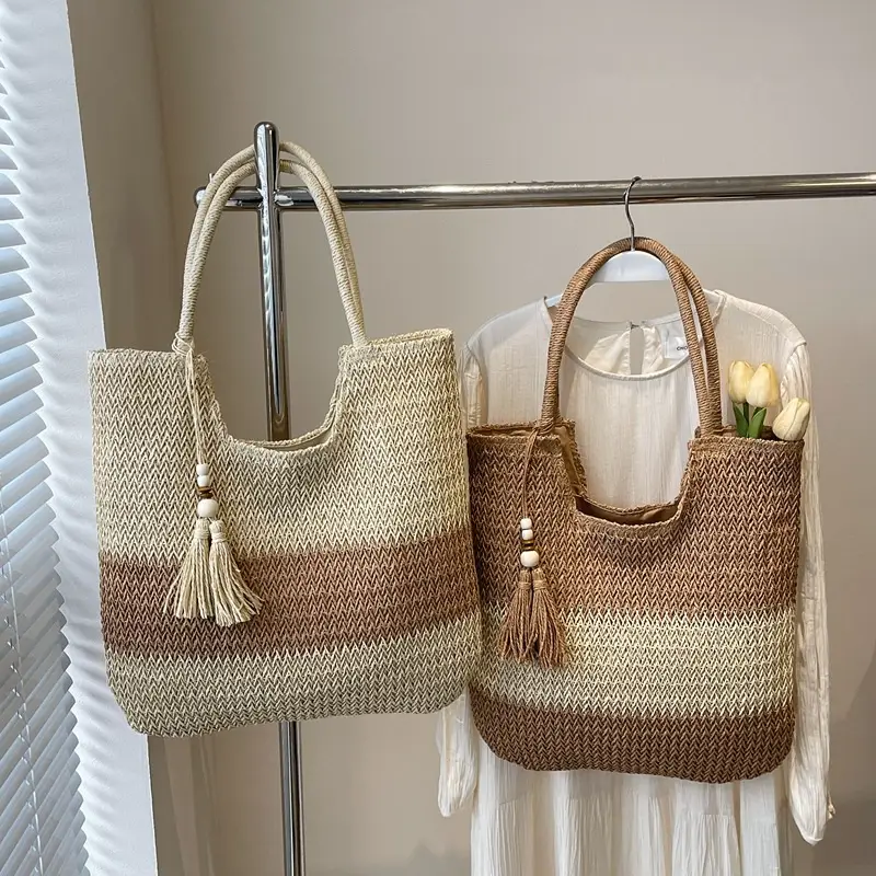 Nobari Jacquard Shoulder Bag 2025 Spring Large Capacity - Image 6